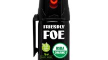 Newly released pepper spray which claims to be the safest on the market.