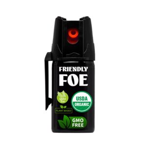 Newly released pepper spray which claims to be the safest on the market.